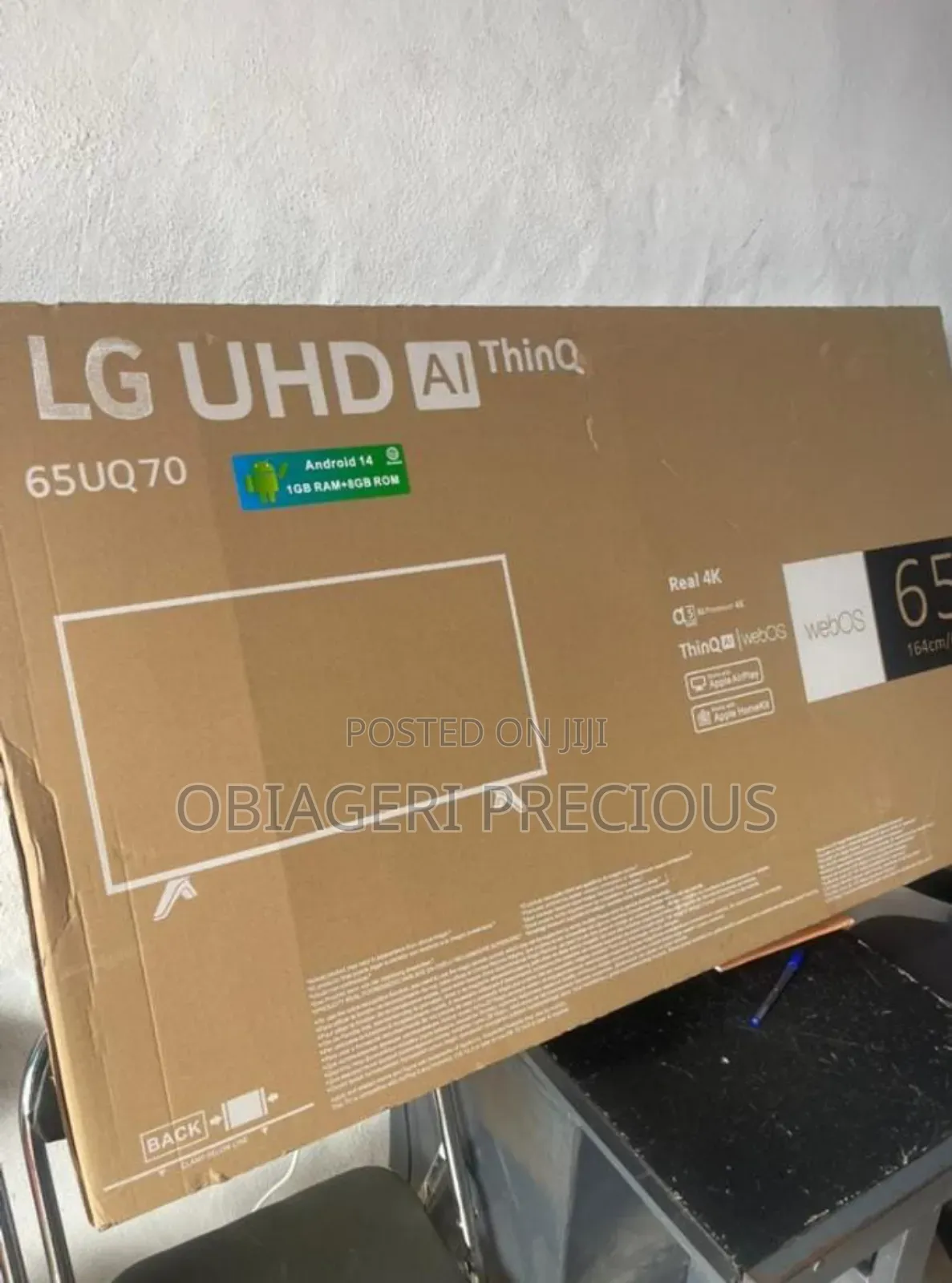 65" Lg Flat Tv