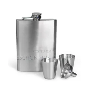 Hip Flask Set With Cup Funnel