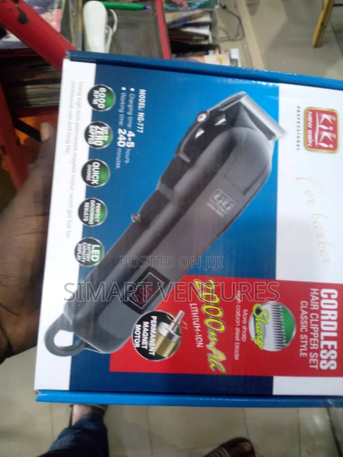 Kiki New Gain Rechargeable Clipper