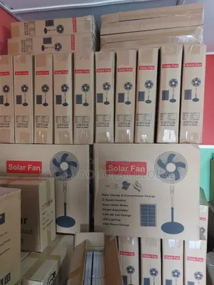 Solar Rechargeable Fan Ac/Dc