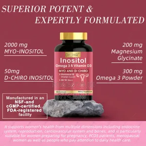 Inositol,Myo and D- Chiro Hormones Balancing Supplement