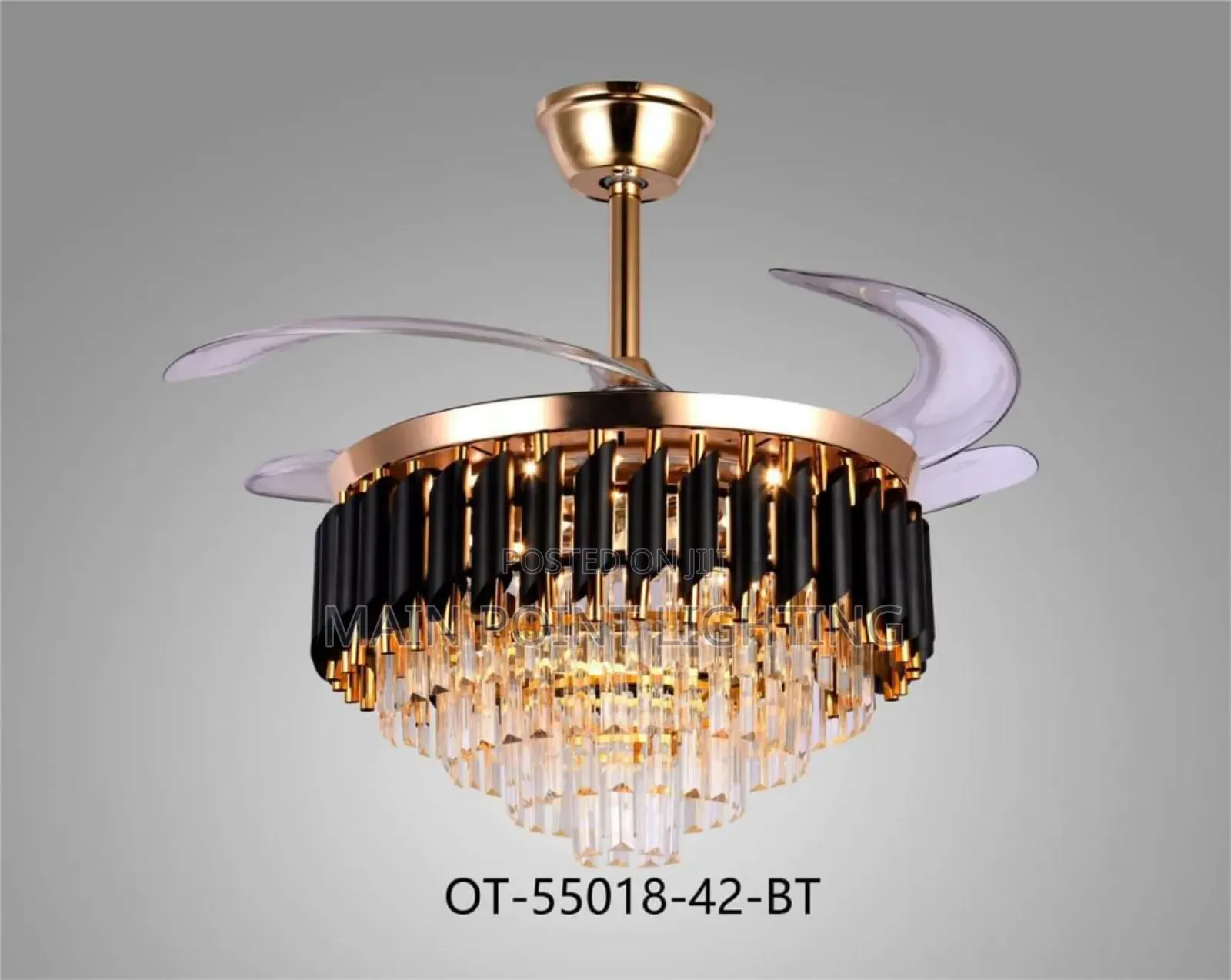 Led Fan Bleed Chandelier Light