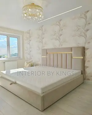 6 by 6 Luxury Bedframe Can Be Made in Sizes and Colors of Your Choice