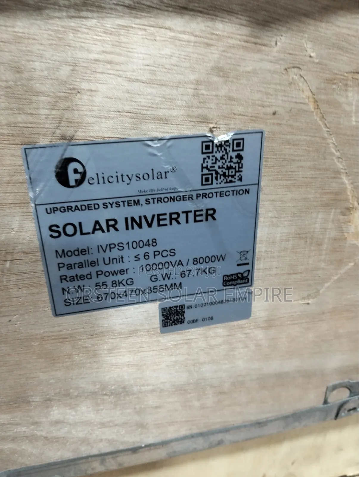 Felicity 10kva Inverter