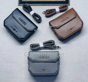 Leather Amiri Side Bag