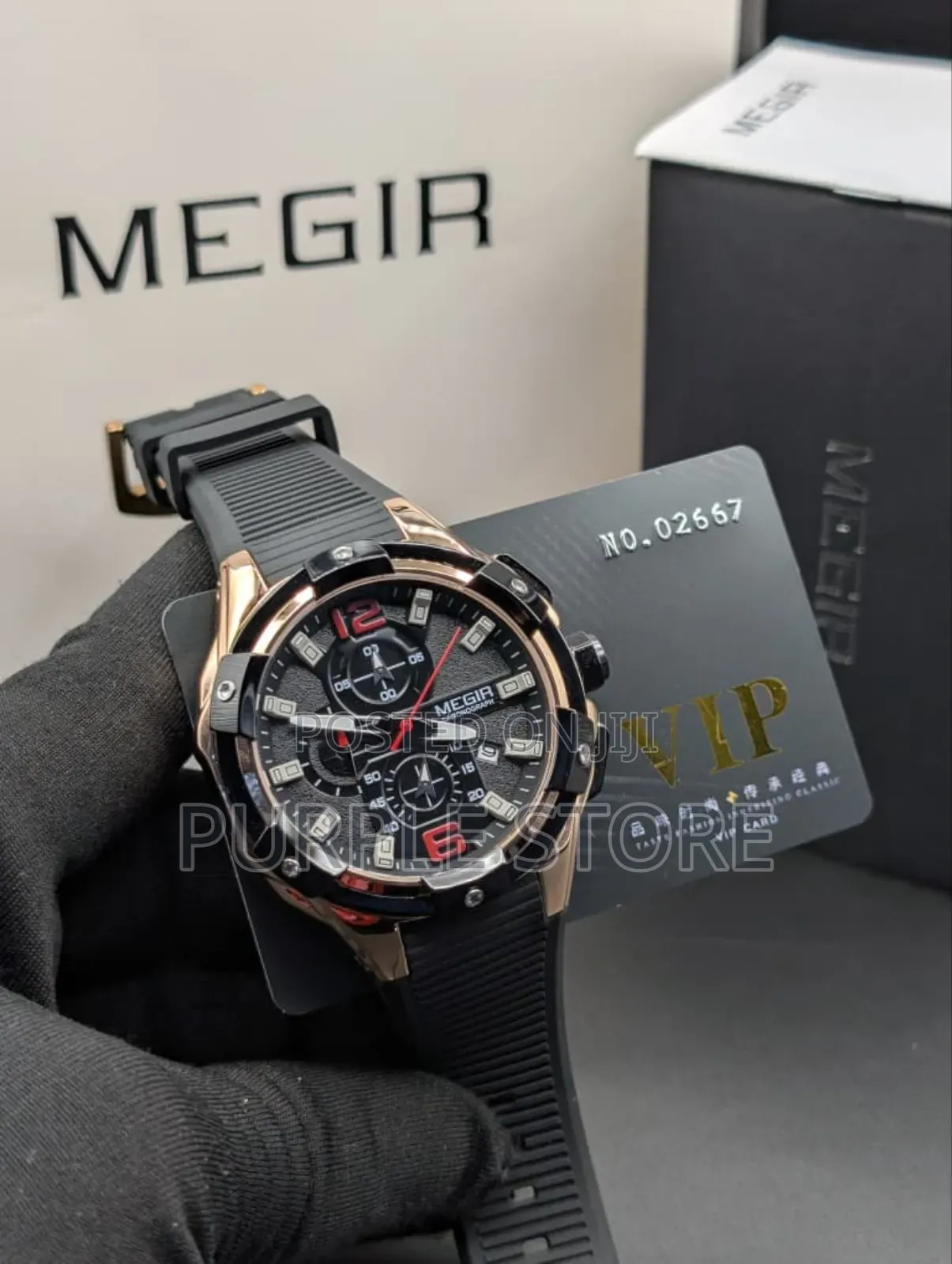 Megir Vip Solid Quality *Chronograph* Watch