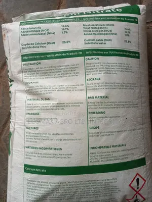 Calcium Nitrate for Farming - Soluble - Granular
