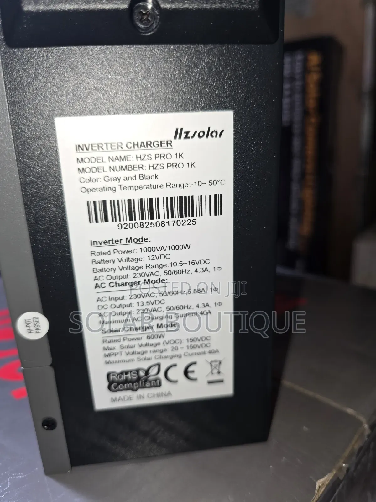 1kva 12v Hybrid Inverter