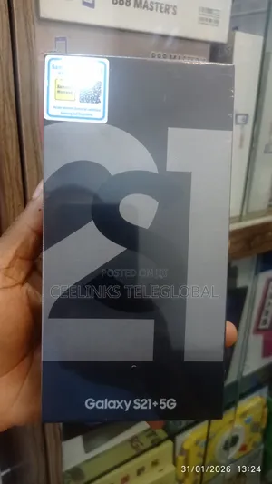 New Samsung Galaxy S21+ 5G 128 GB Purple