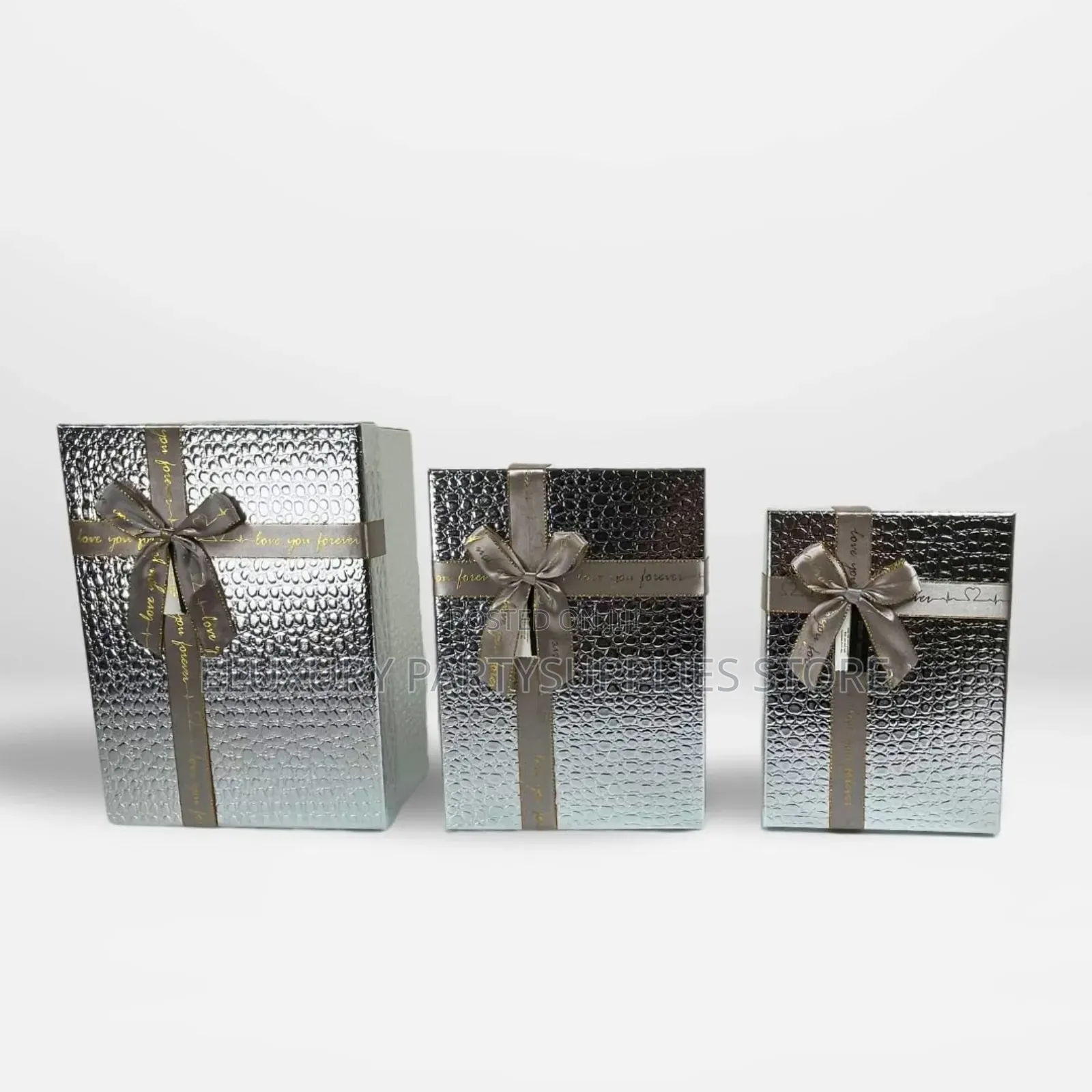 3in 1 Silver Gift Box Set