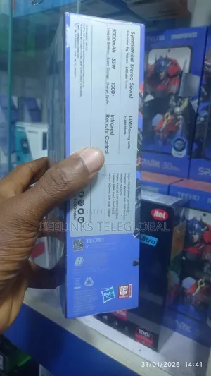 New Tecno Spark 30 Pro 256 GB Black