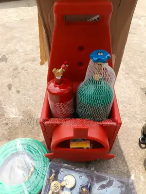 Portable Oxygen-Acetylene Welding and Cutting Torch Kit.
