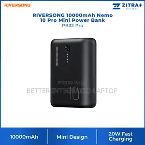 Riversong Power Bank Vision 10 Mini | Pd 20w Fast Charge | 10000mah