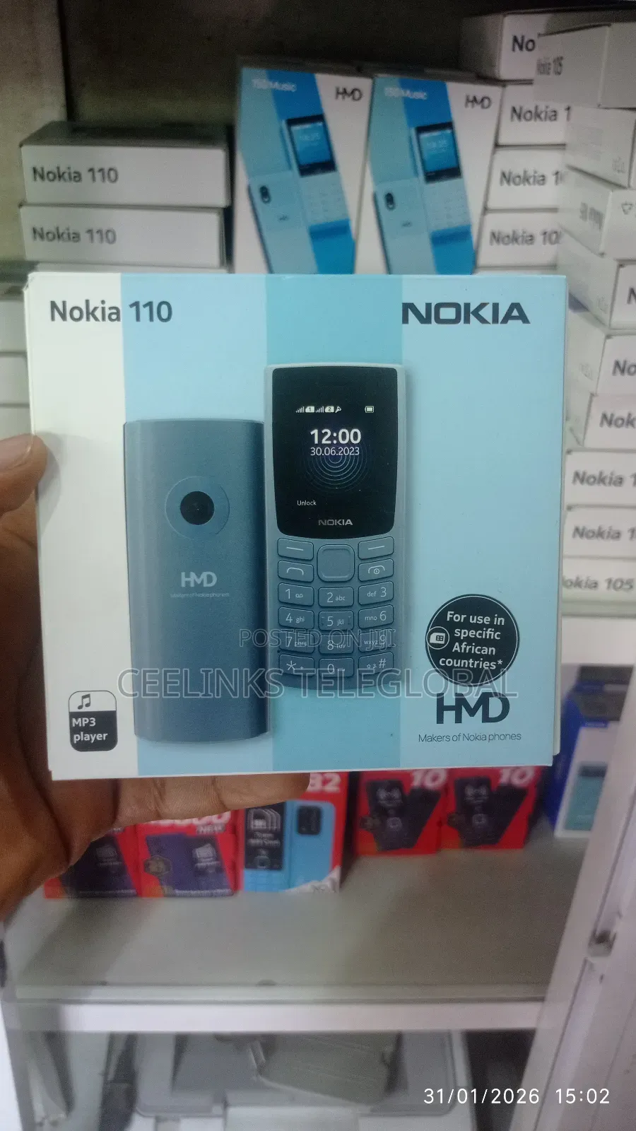 New Nokia 110 Blue