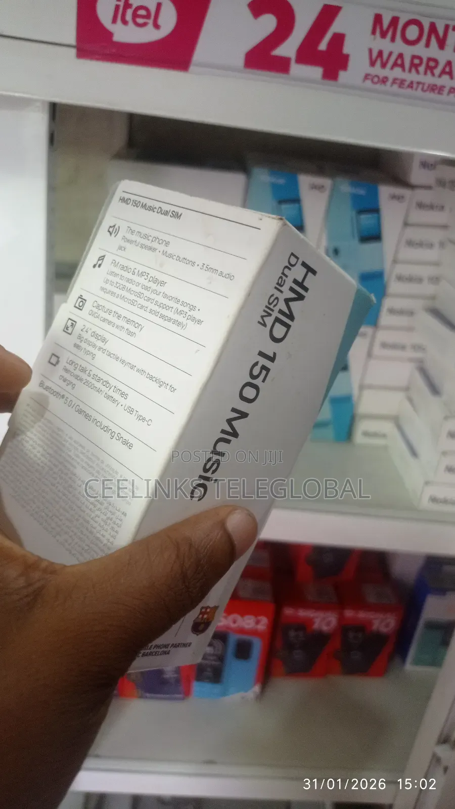 New Nokia 150 Black