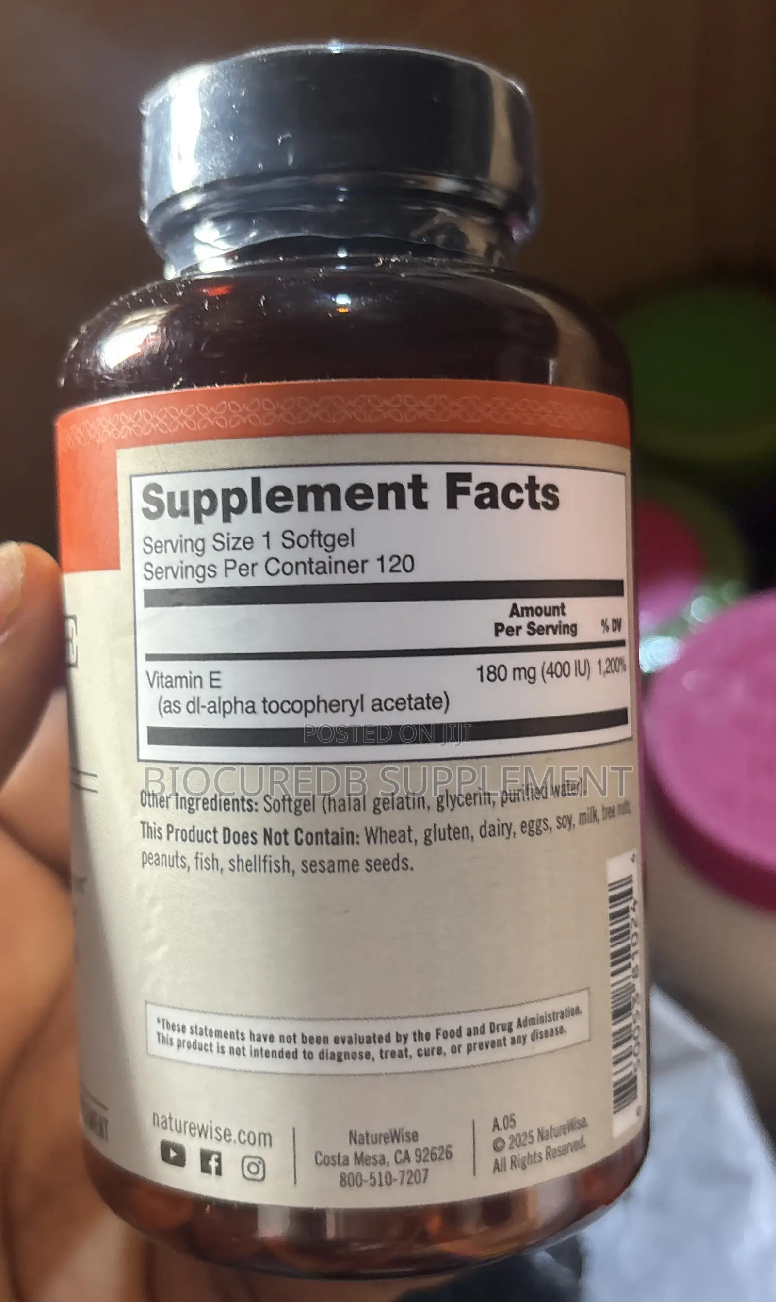 Naturewise Vitamin E 400iu