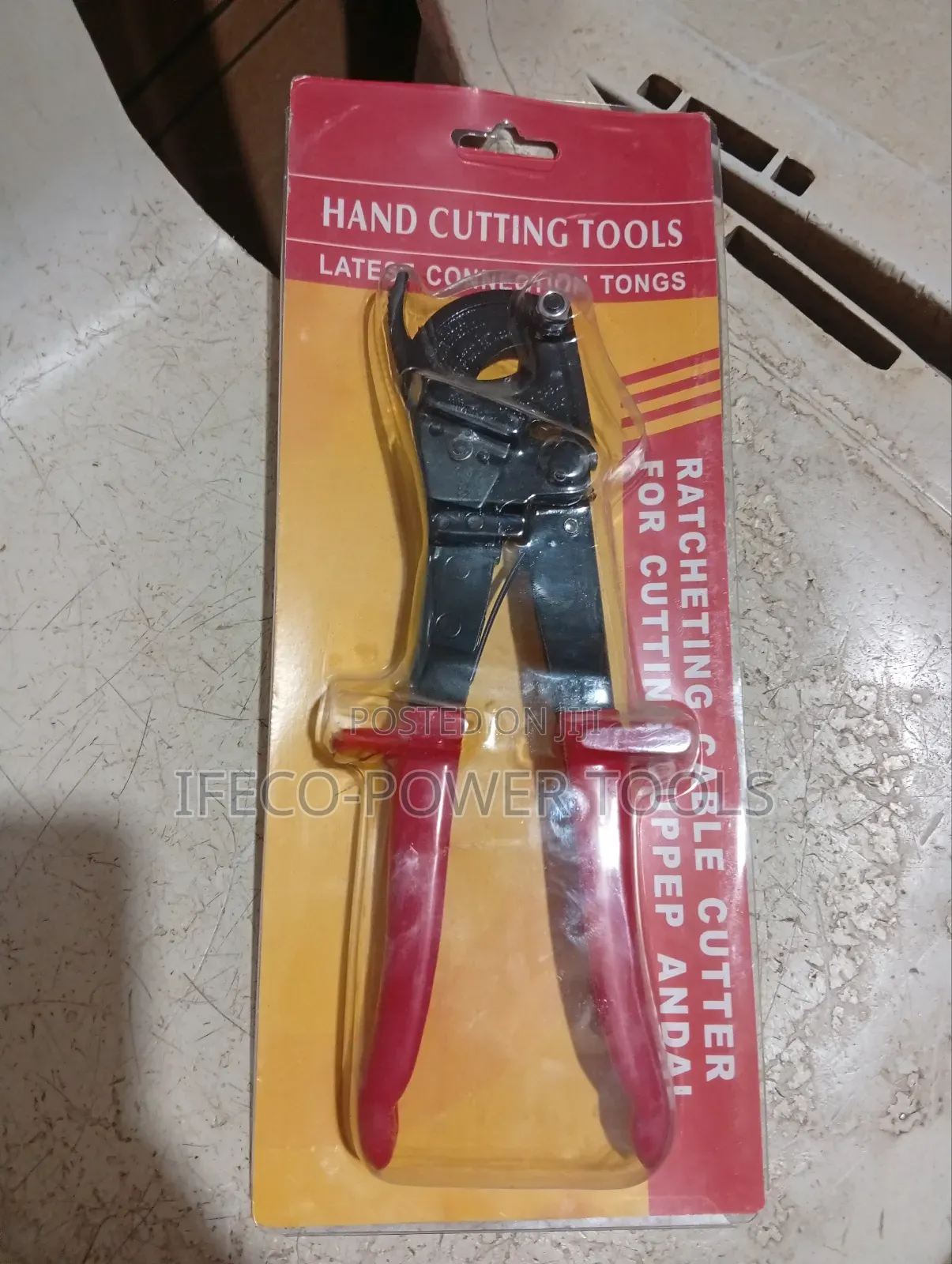 Ratcheting Cable Cutter