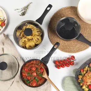 Salter Megastone Non Stick Sauce Pan Set