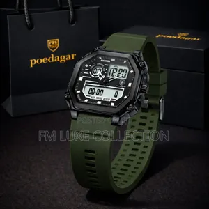 Poedagar Multi-Function Digital Sport Wristwatch