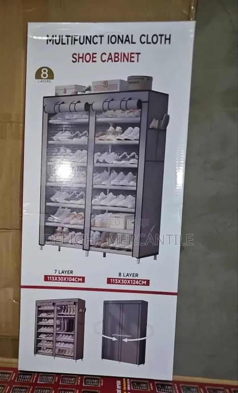 Multifunctional Double Sided Shoe Rack