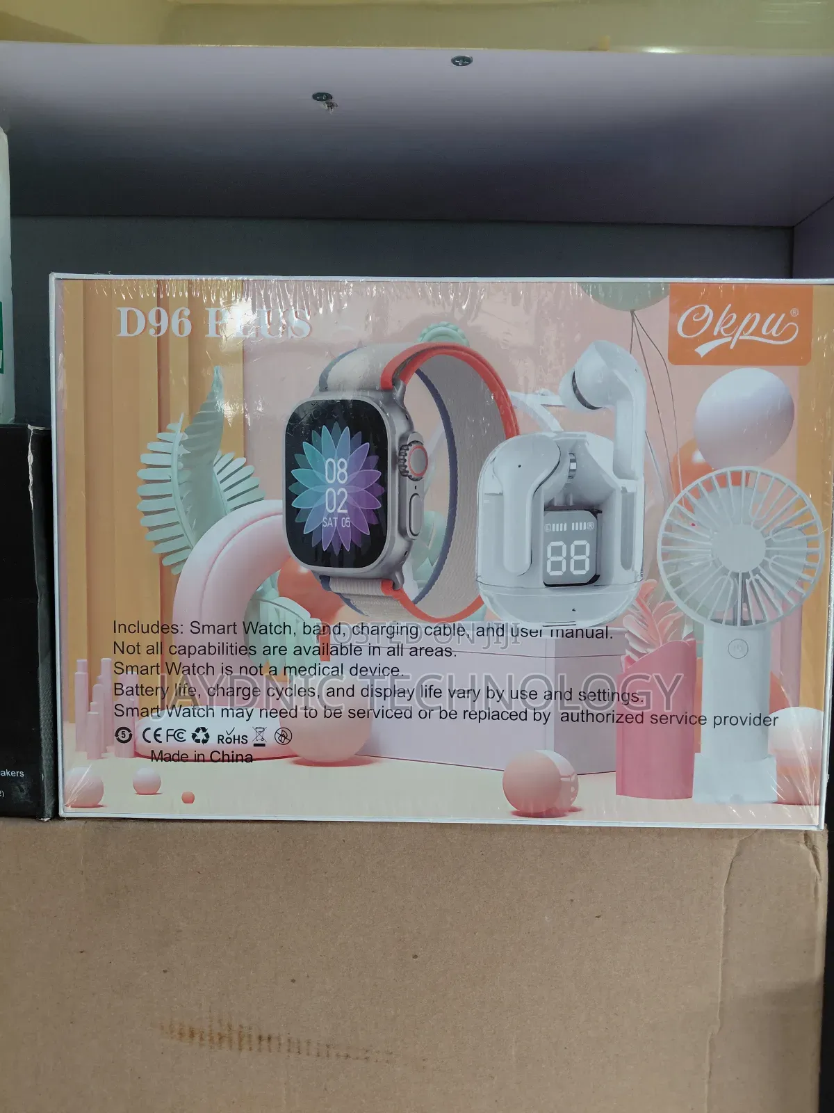 D96 Plus Smartwatch