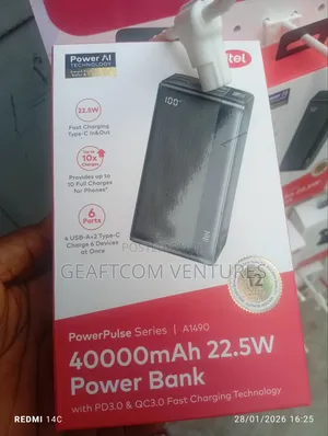 Itel 40000mh Power Bank