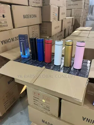 Led Temperatures Display Vacuum Water Flask