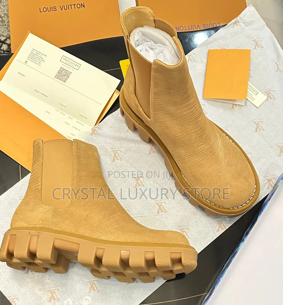 Louis Vuitton Quality Luxury Men Boots