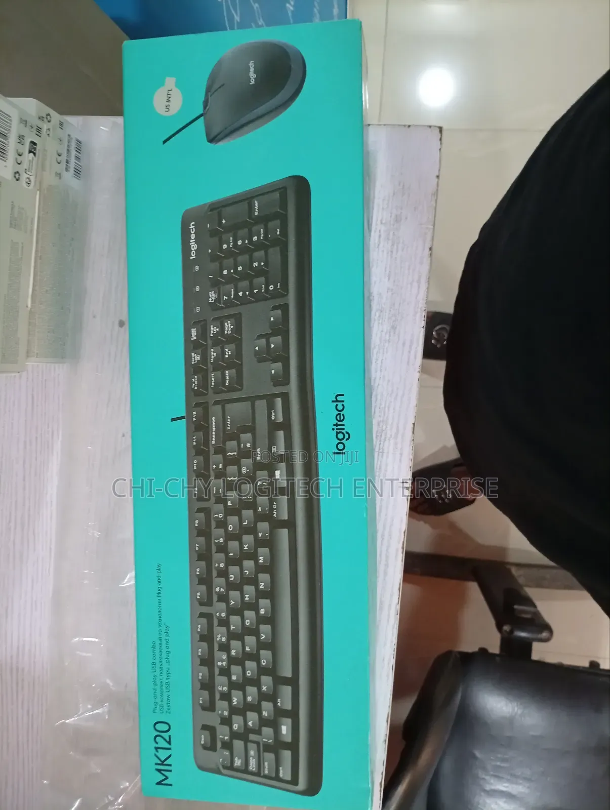 Logitech Mk120 Wired Keyboard Mouse Combo – Durable Comfortable