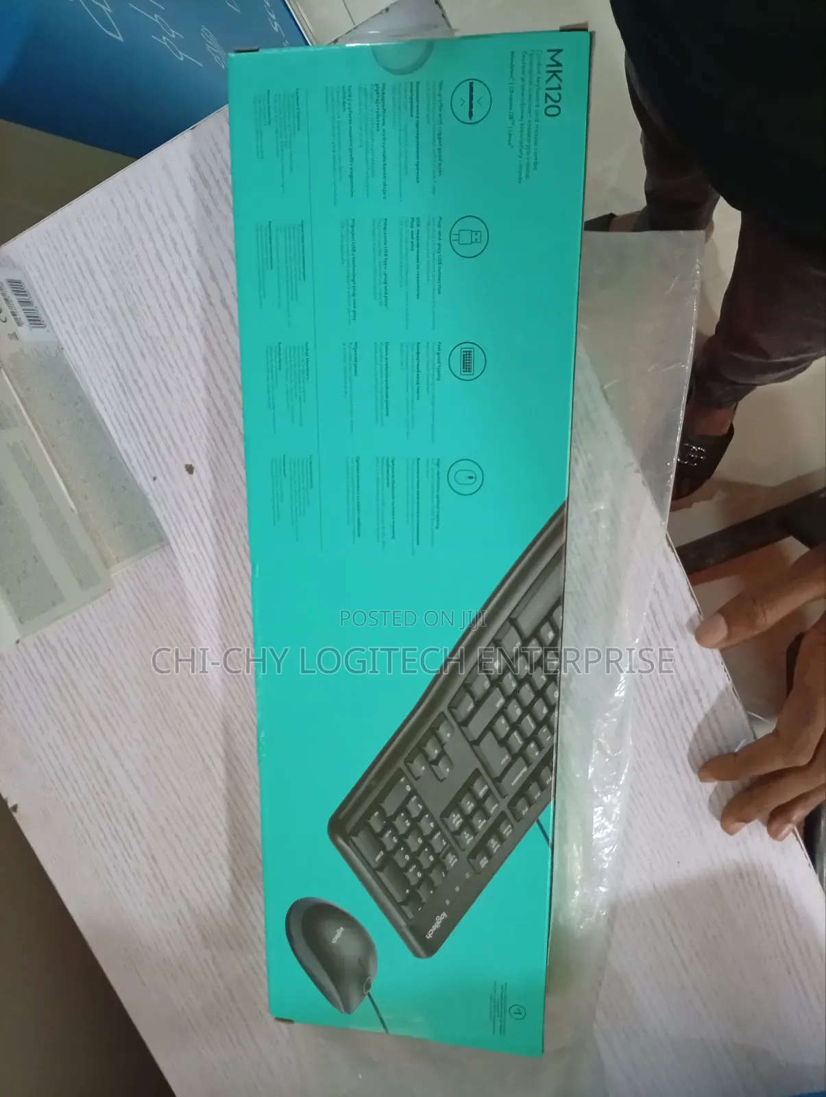 Logitech Mk120 Wired Keyboard Mouse Combo – Durable Comfortable