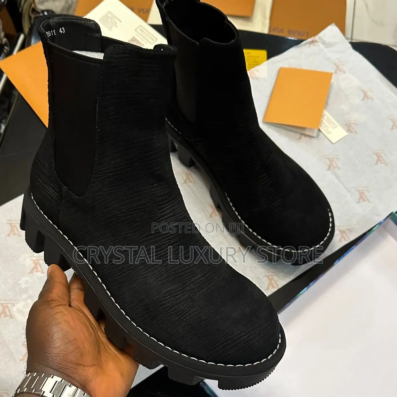 Louis Vuitton Quality Luxury Men Boots