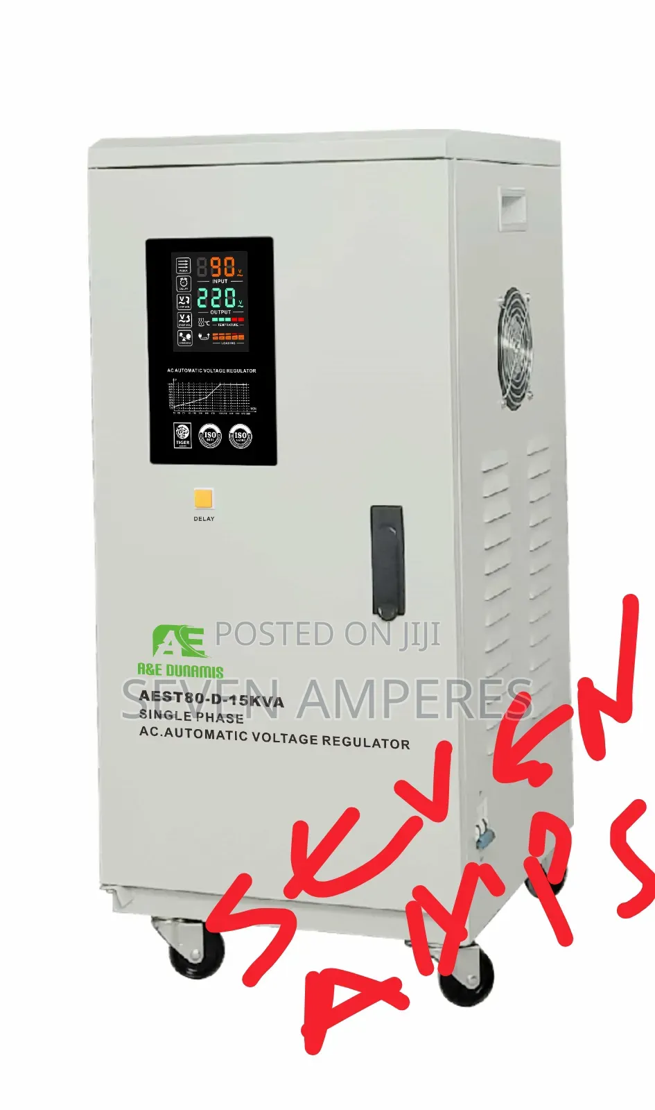 A E 15kva Servo Stabilizer 80-260vac