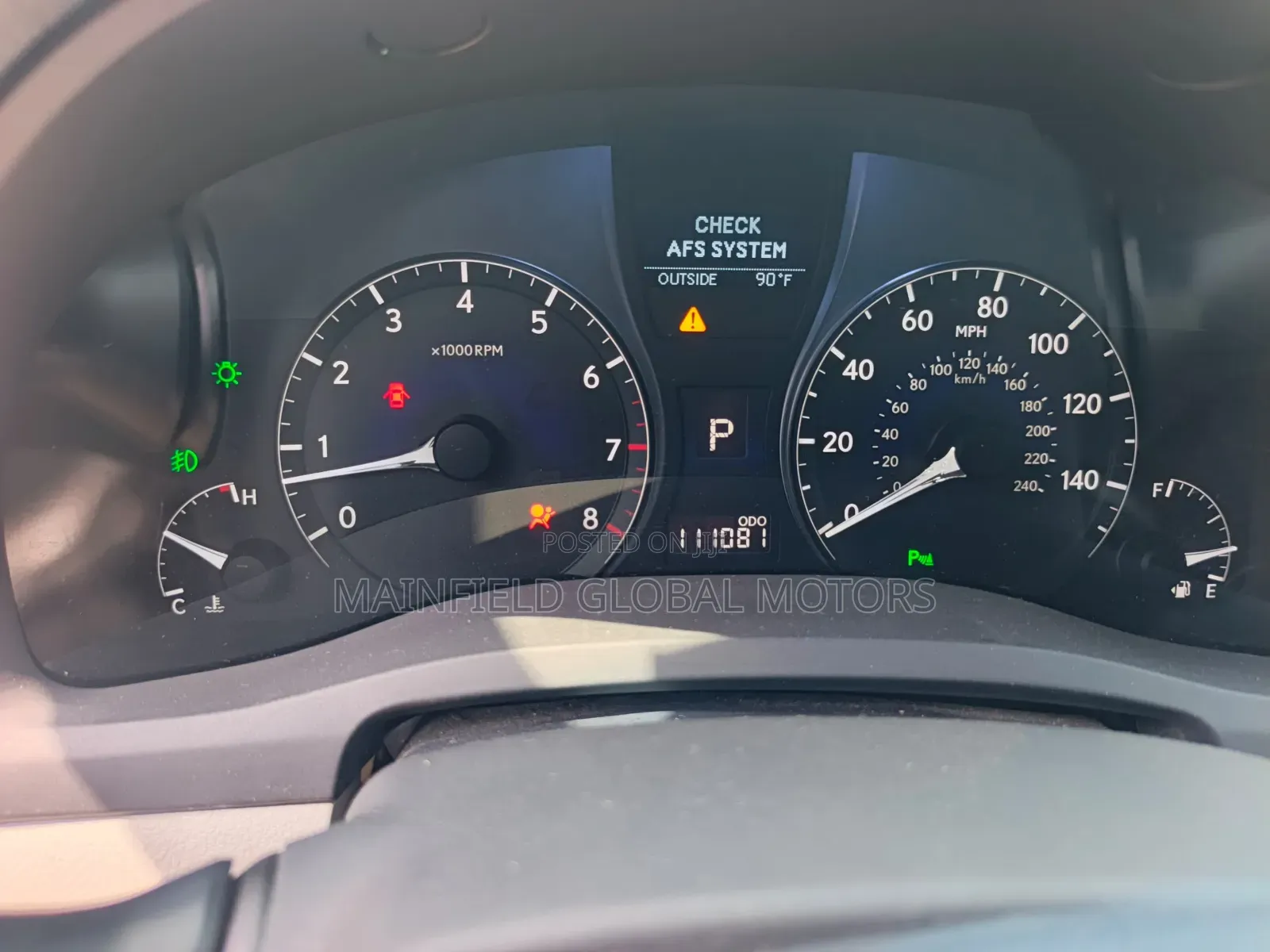 Lexus RX 350 2010 Gray