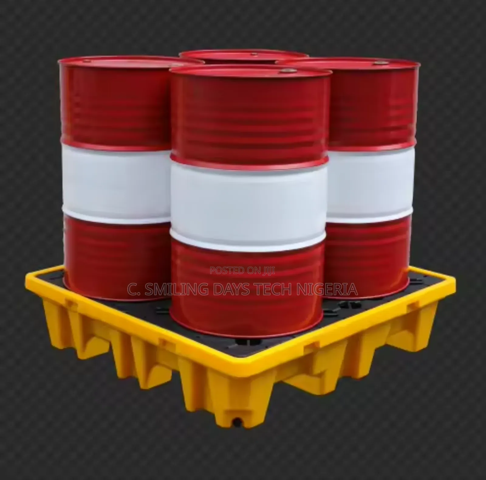 Oil Spill Stand for 4 Drums