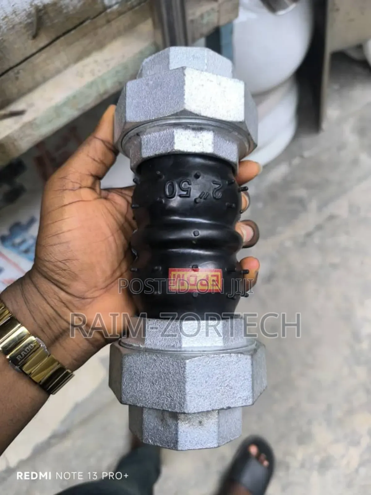 Union Thread Rubber Joints