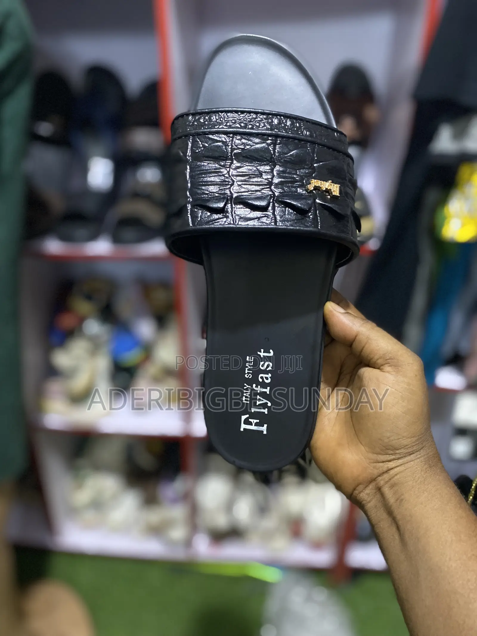 Classic Leather Slide for Men