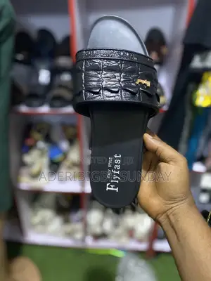 Classic Leather Slide for Men