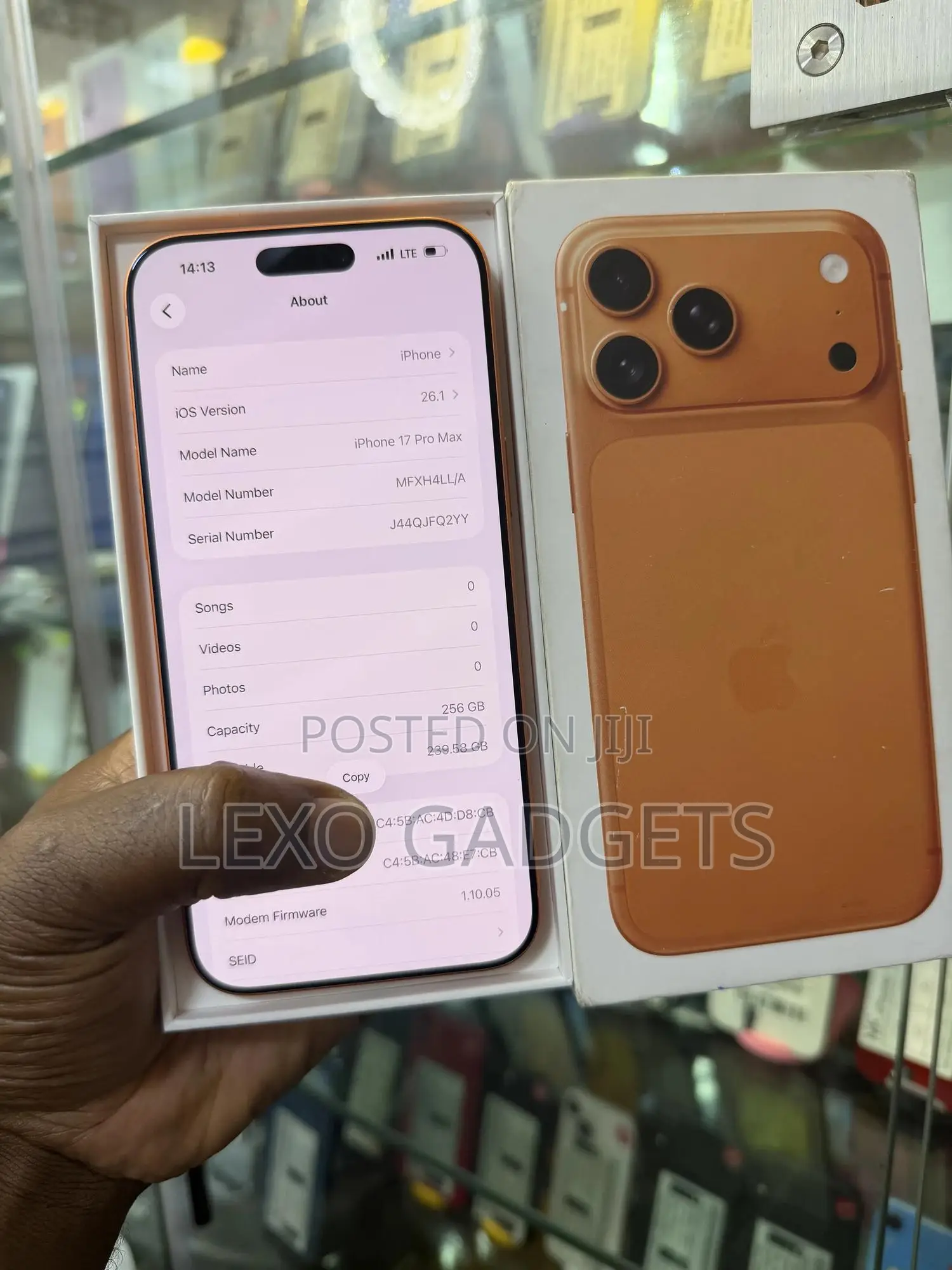 New Apple iPhone 17 Pro Max 256 GB Orange