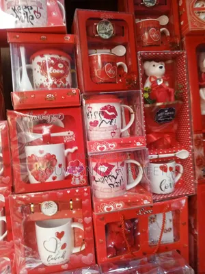 Valentine Cup And Teddy Bear