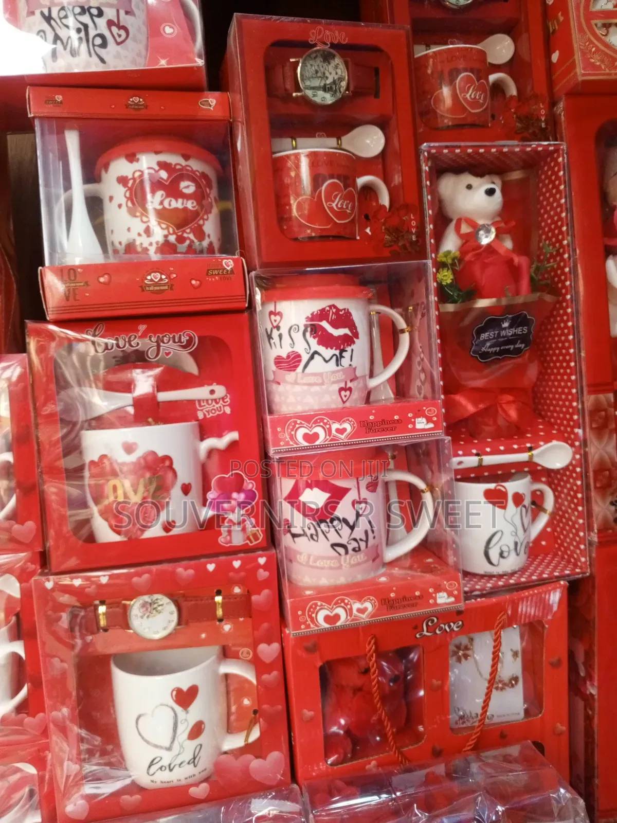 Valentine Cup And Teddy Bear