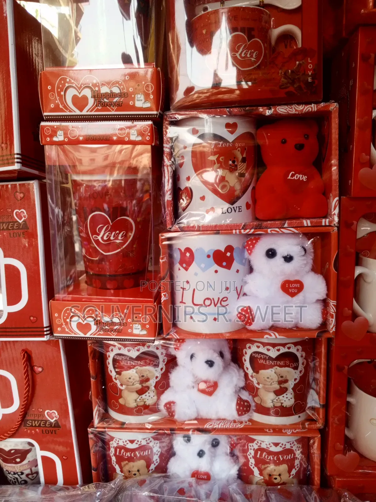 Valentine Cup And Teddy Bear