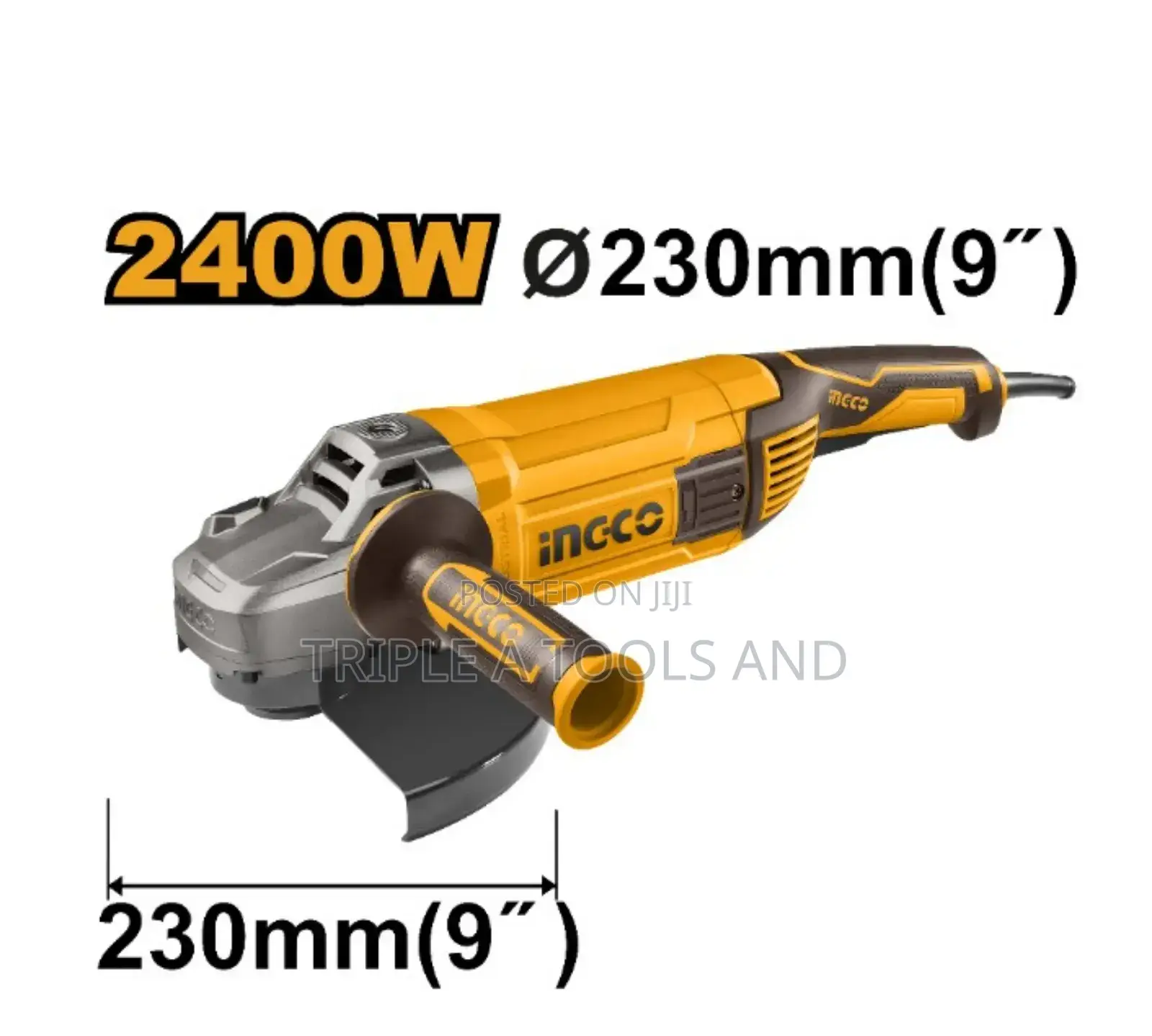 Ingco 9" Angle Grinder 2400w