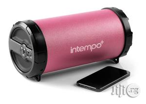 Intempo Pink Large Rechargeable Tube Speaker