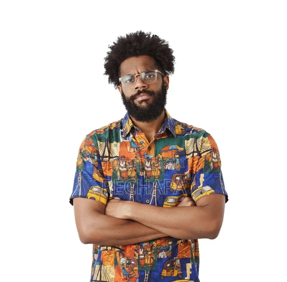 Rtuts Gidi Pattern Silk Shirt- Limited Edition