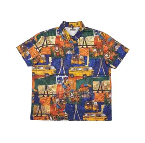 Rtuts Gidi Pattern Silk Shirt- Limited Edition