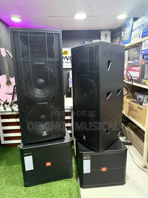 Sound Track Full Range Speaker and JBL Srx718s Single Subwoofer