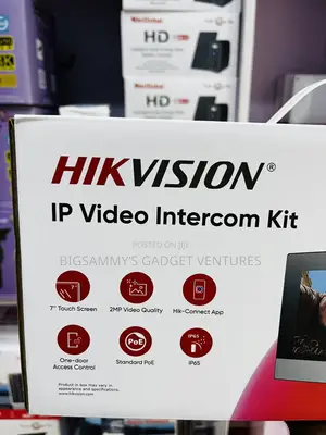 7" Touch Screen Hikvision Ip Video Intercom Kit