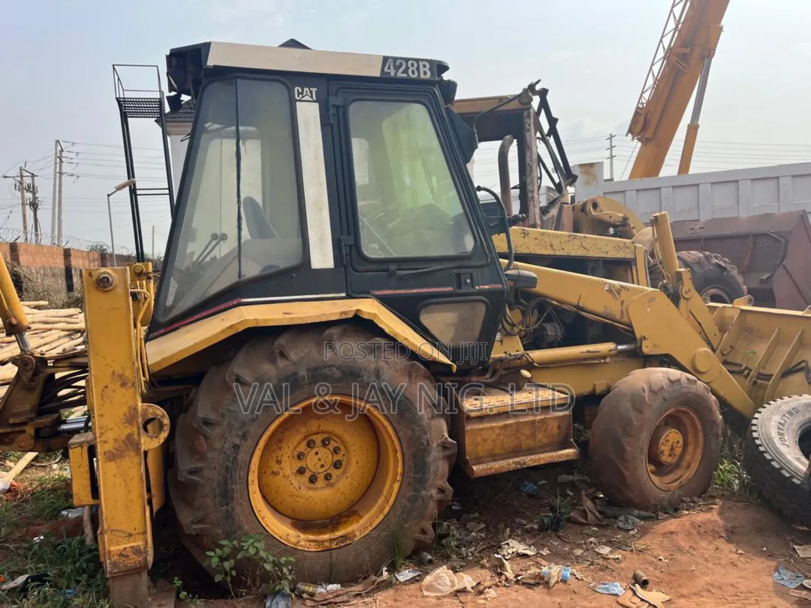 Cat Backhoe Loader 428b - Construction Company Use