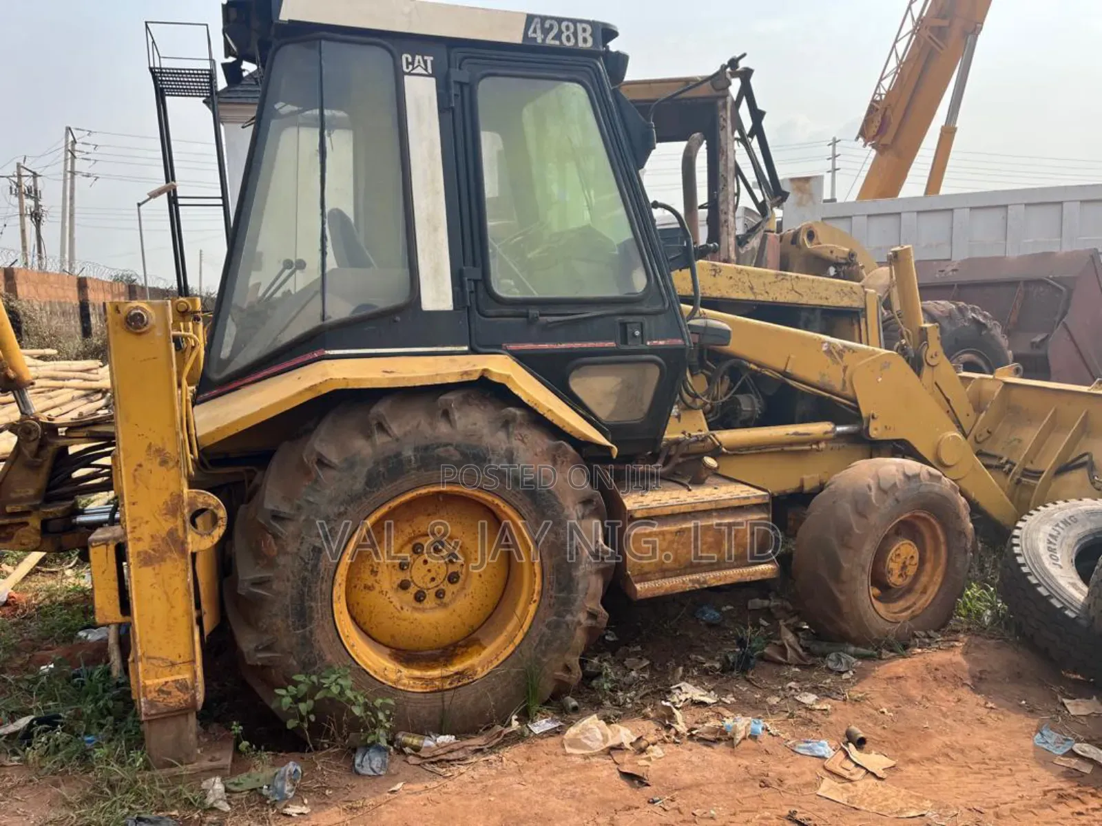 Cat Backhoe Loader 428b - Construction Company Use