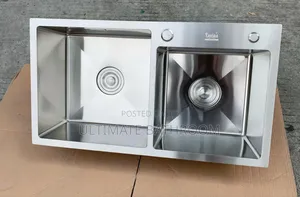 Satin Double Bowl Kitchen Sink7